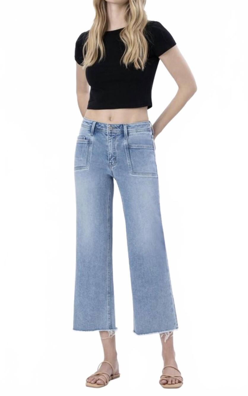 NEW VERVET BY FLYING MONKEY high rise crop slim jeans in sunflower